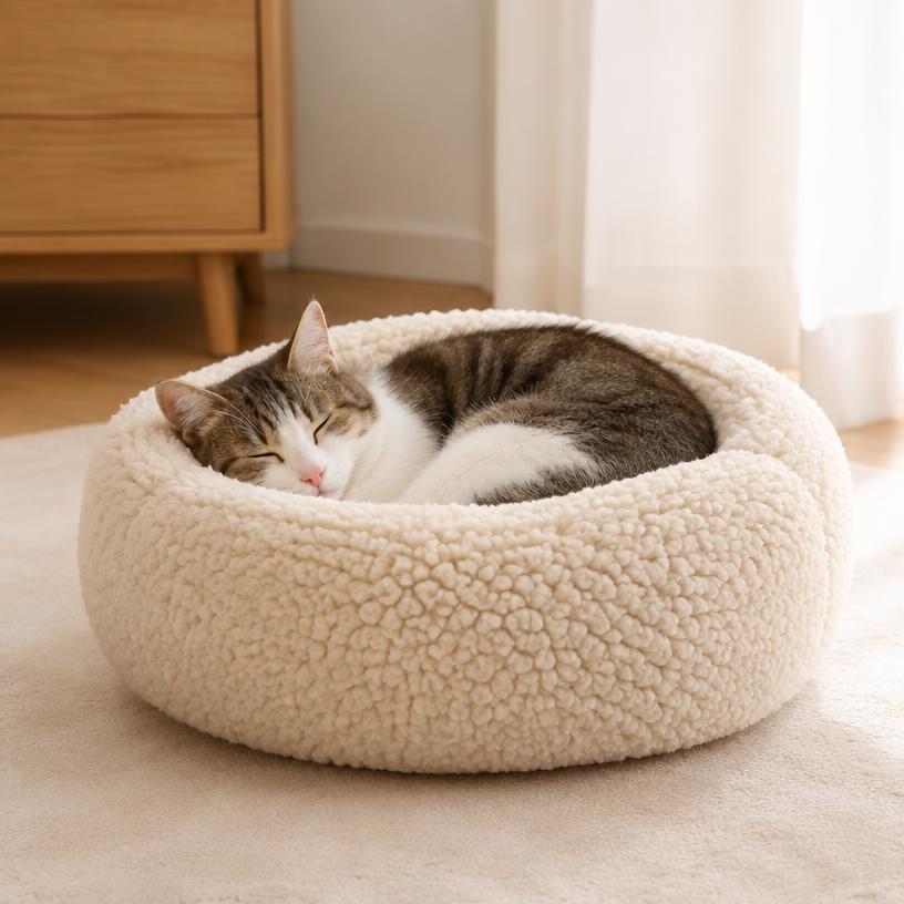 Snuggle Nest Cozy Cat Bed